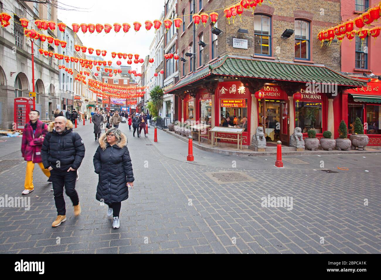 China Town, West End, London, Großbritannien Stockfoto