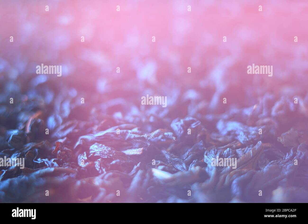 Chinesischer Tee Da Hong Pao Bokeh Hintergrund Stockfoto