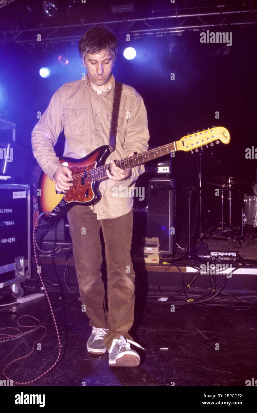 Sonic Youth Performing at All Tomorrows Parties, April 2000, Pontins, Camber Sands, Rye, West Sussex, Großbritannien. Stockfoto