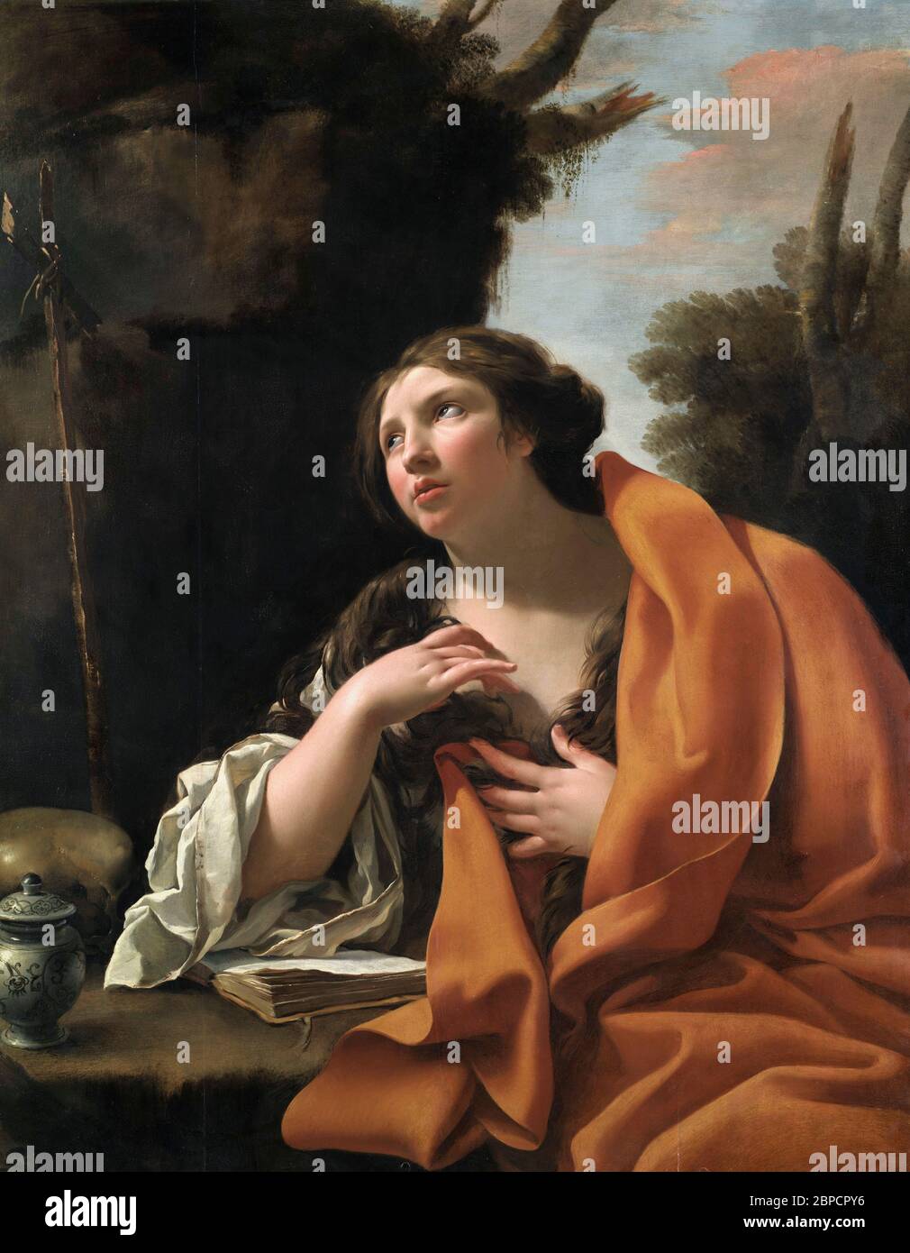 Heilige Maria Magdalena von Simon Vouet, um 1630 Stockfoto