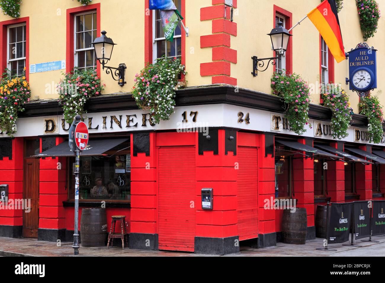 The Auld Dubliner Pub, Temple Bar, Dublin City, County Dublin, Leinster, Irland, Europa Stockfoto