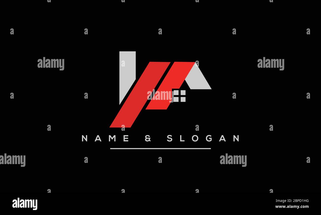 Logo-Designs für Immobilien Stock Vektor