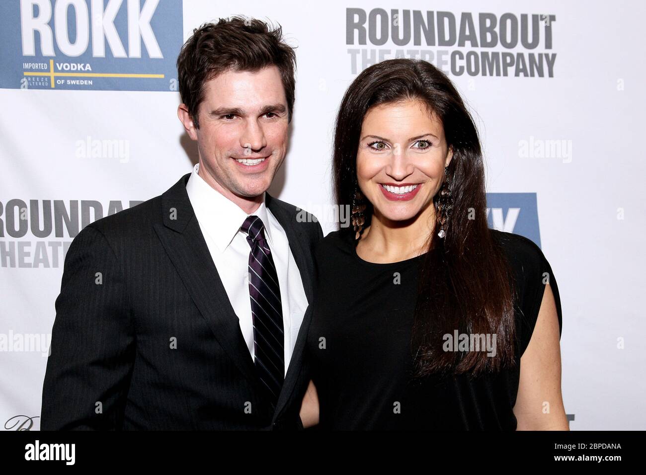 New York, NY, USA. 12 März 2012. Matt Cavenaugh, Jenny macht bei der Frühjahrsgala 2012 der Roundabout Theatre Company im Hammerstein Ballroom. Kredit: Steve Mack/Alamy Stockfoto