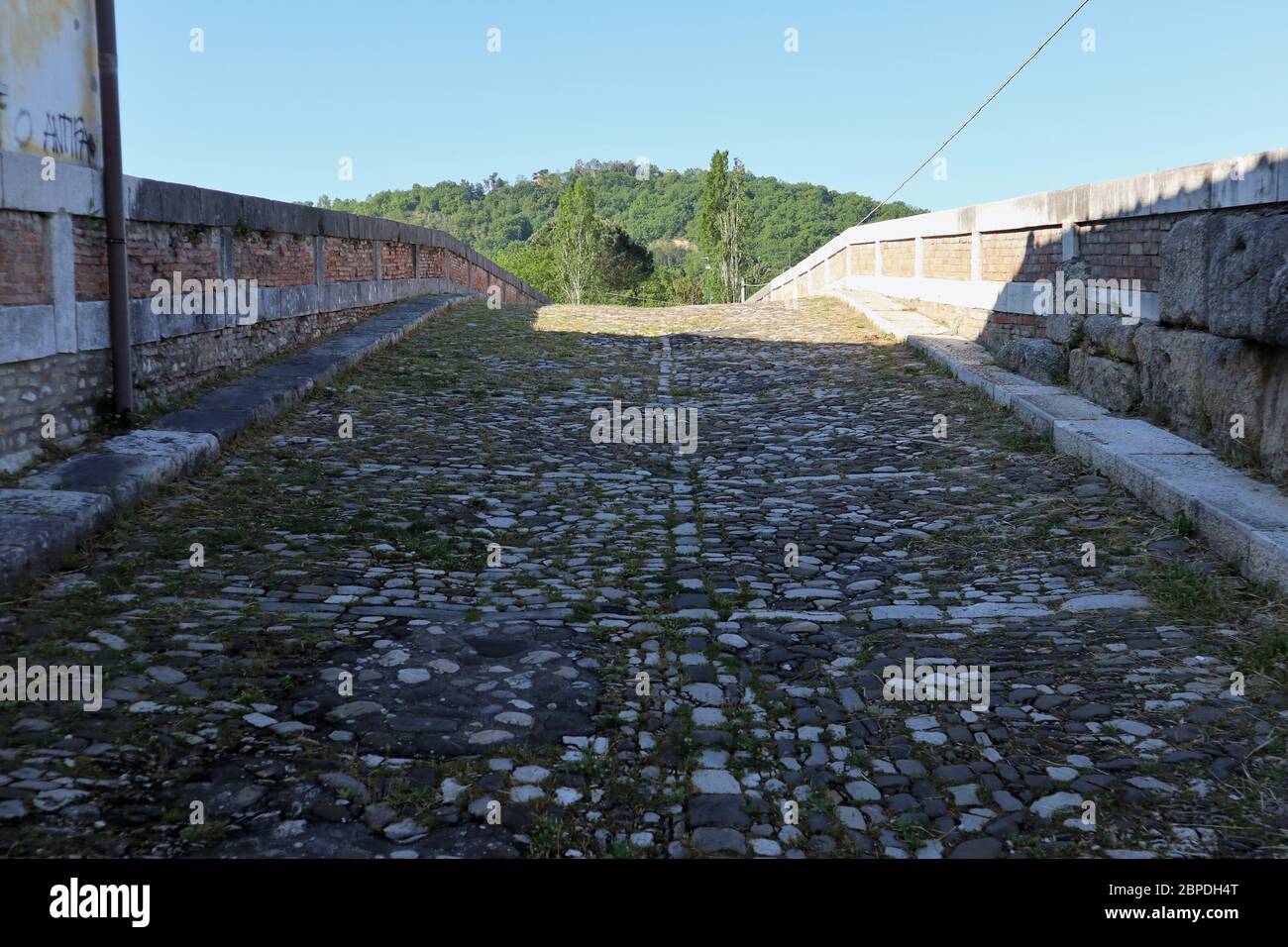 Benevento - Particolare del Ponte Leproso Stockfoto