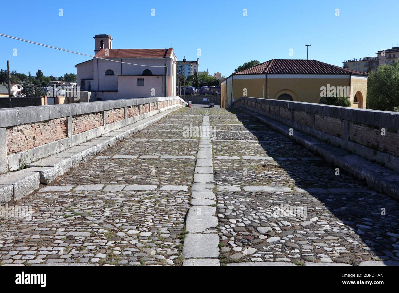 Benevento - Scorcio dal Ponte Leproso Stockfoto