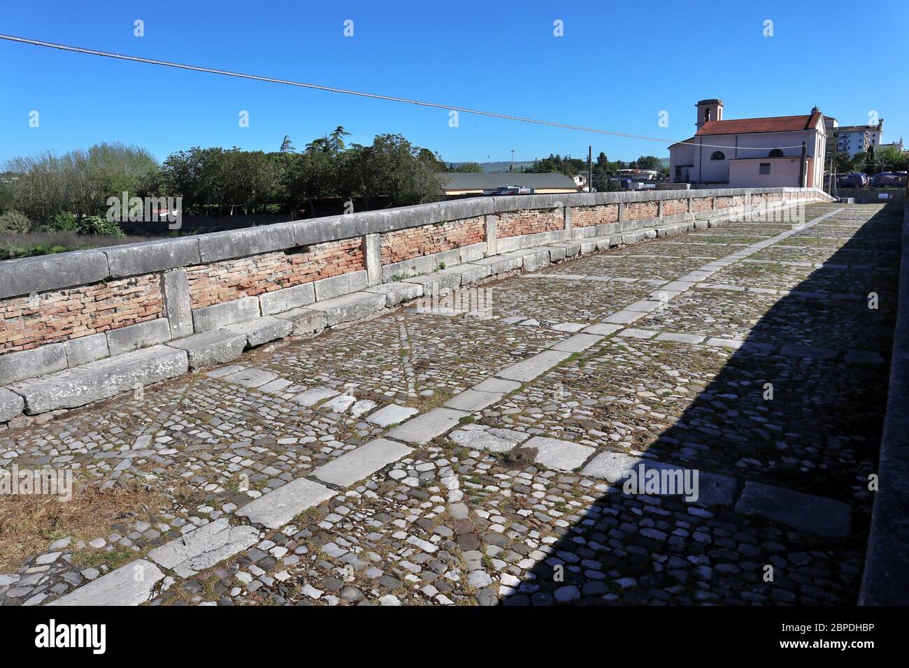 Benevento - Scorcio del Ponte Leproso Stockfoto