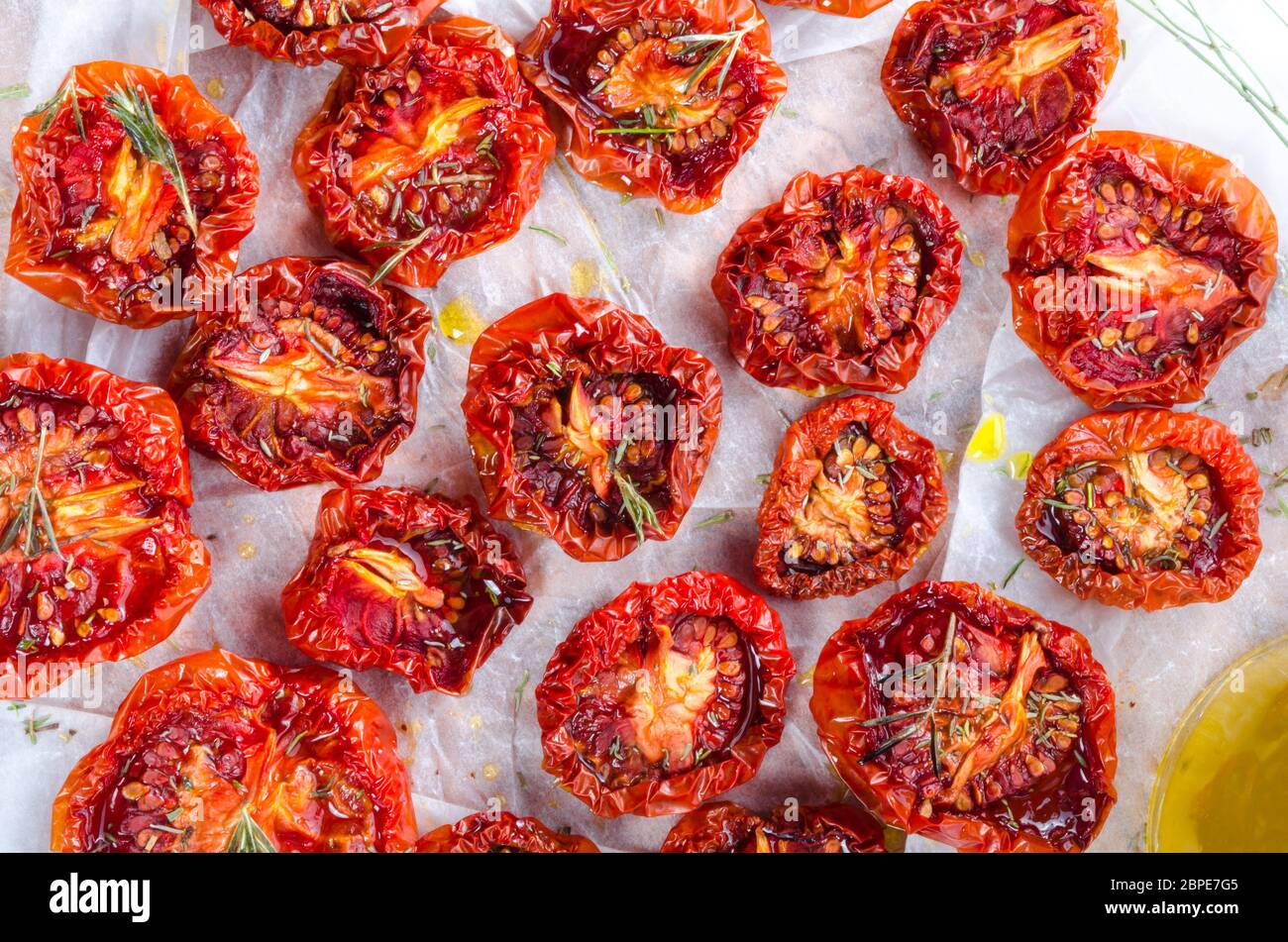 getrocknete Tomaten Stockfoto