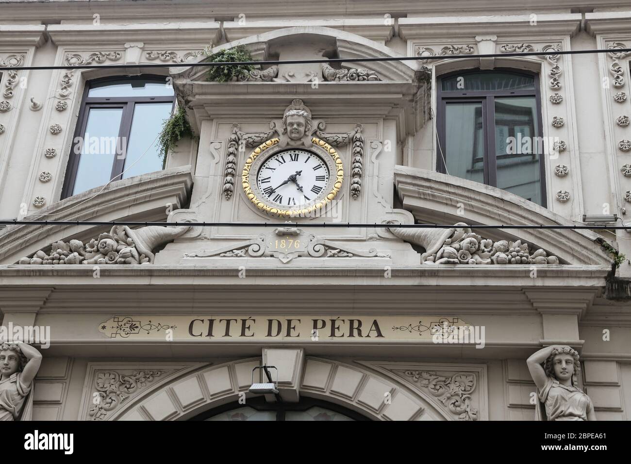 Cicek Pasaji, Cite de Pera in Istiklal Avenue, Istanbul City, Türkei Stockfoto