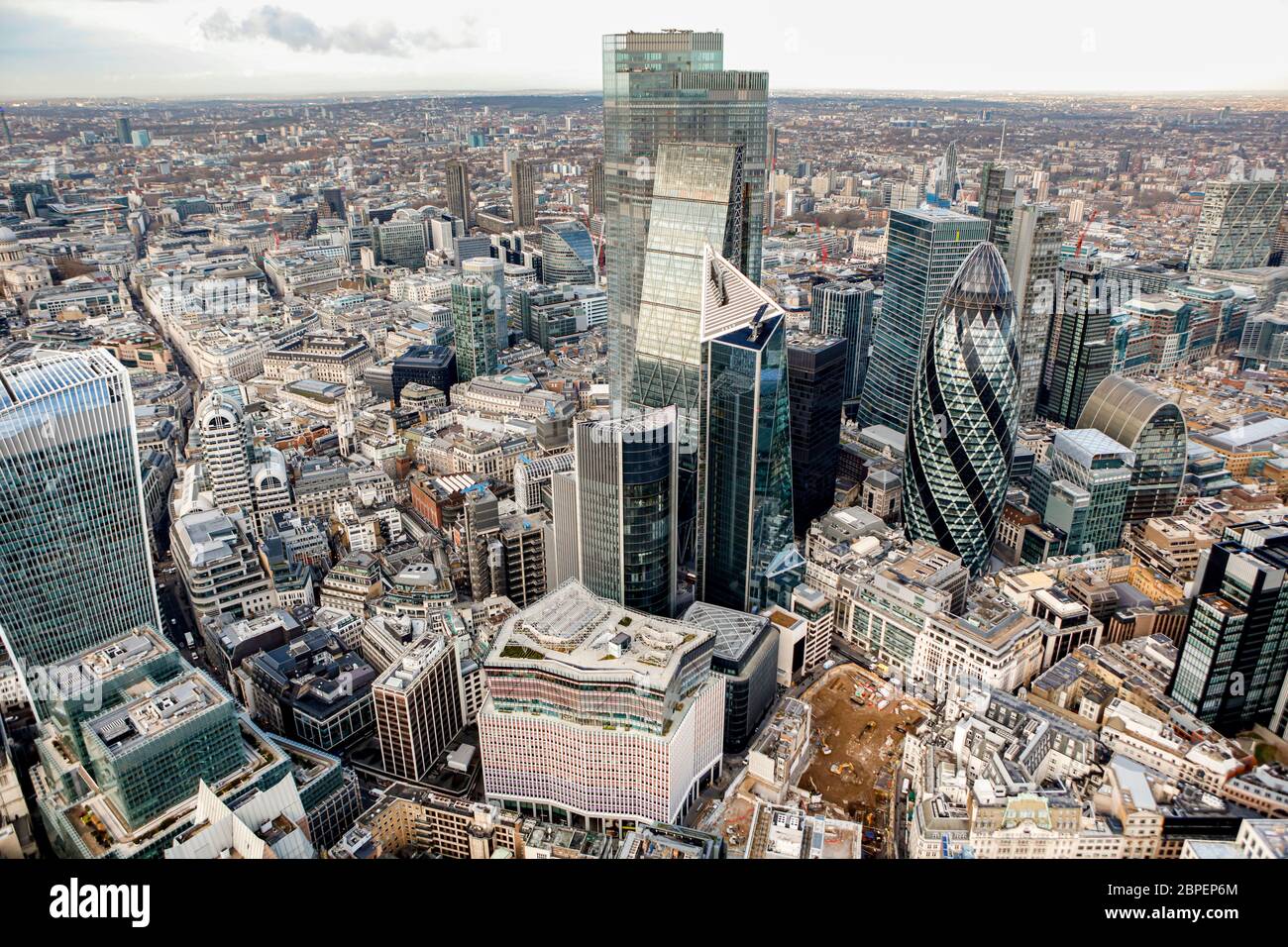 City of London Financial District Stockfoto