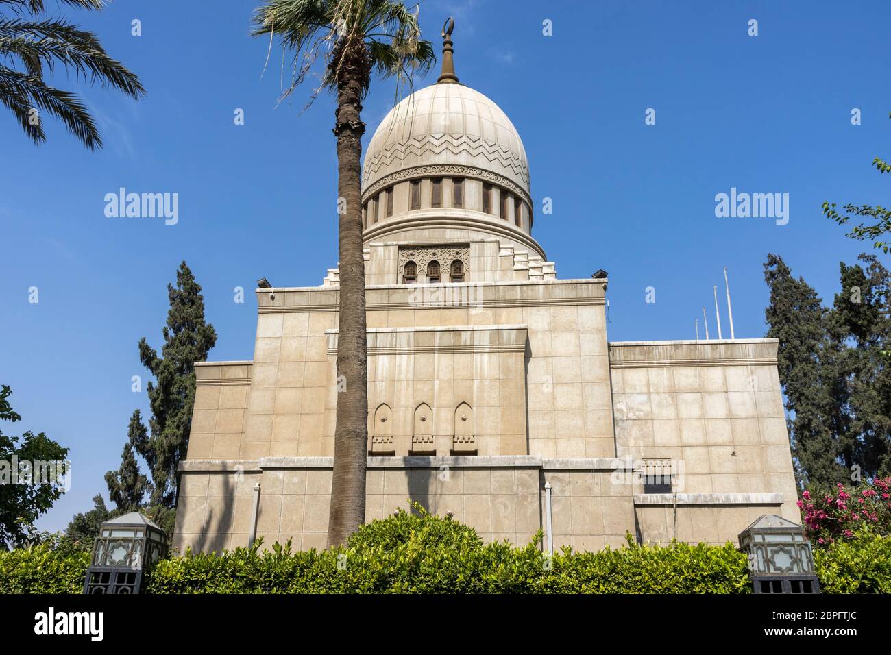 Mausoleum von Mustafa Kamel, 1947, von Architekt Ahmed Charmi, Kairo, Ägypten Stockfoto