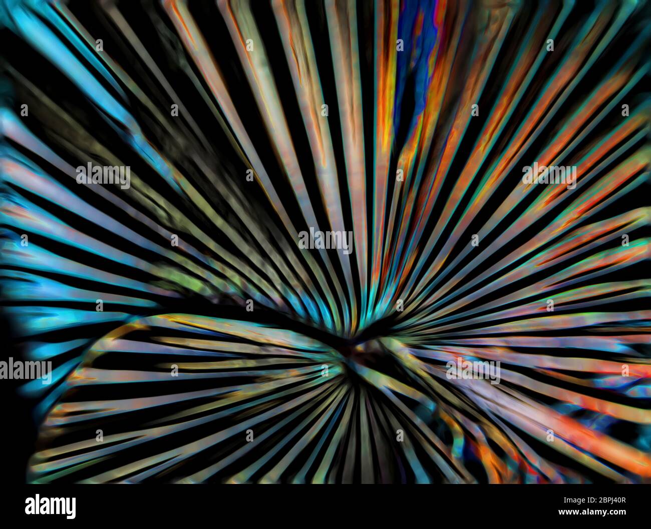 Bunte helle abstrakte Linien Stockfoto