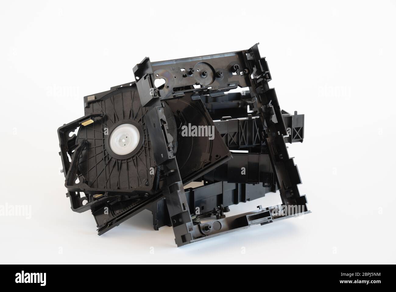 Recyceln Sie Teile von alten Computern für die Ausarbeitung der Konvertierung Stockfoto