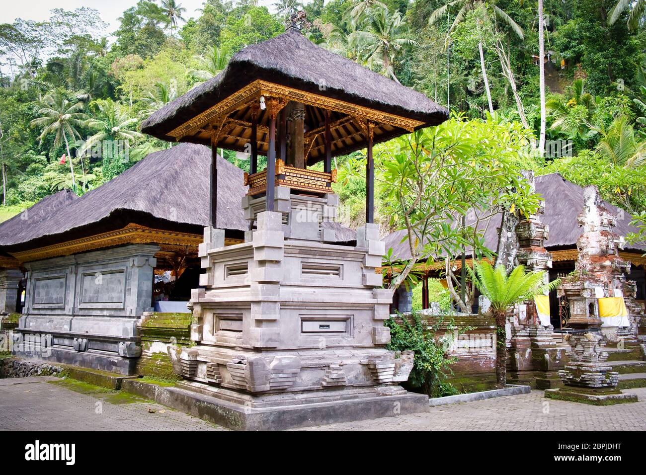 Balinesischer Trommelpavillon Bale kulkul (bali kulkul) Bali Island, Indonesien Stockfoto Balinesischer Trommelpavillon Bale kulkul (bali kulkul) Bali Island, Indonesien Stockfoto