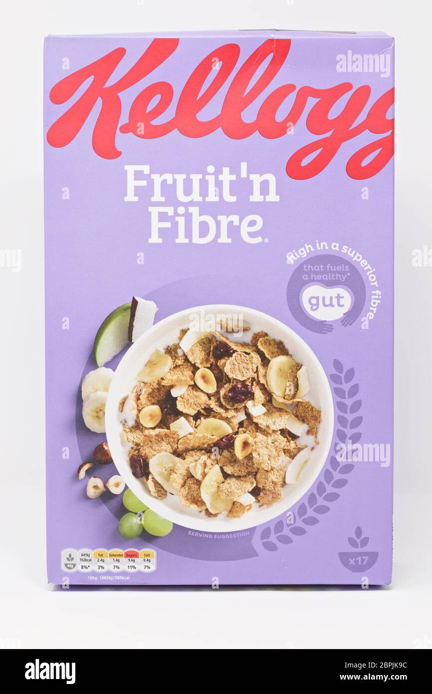 Kellogg's Fruit 'n Faser Stockfoto