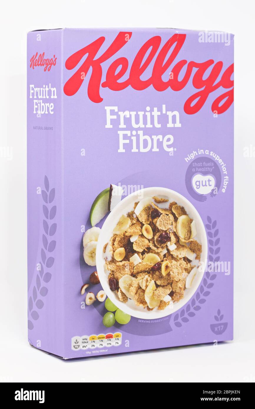 Kellogg's Fruit 'n Faser Stockfoto