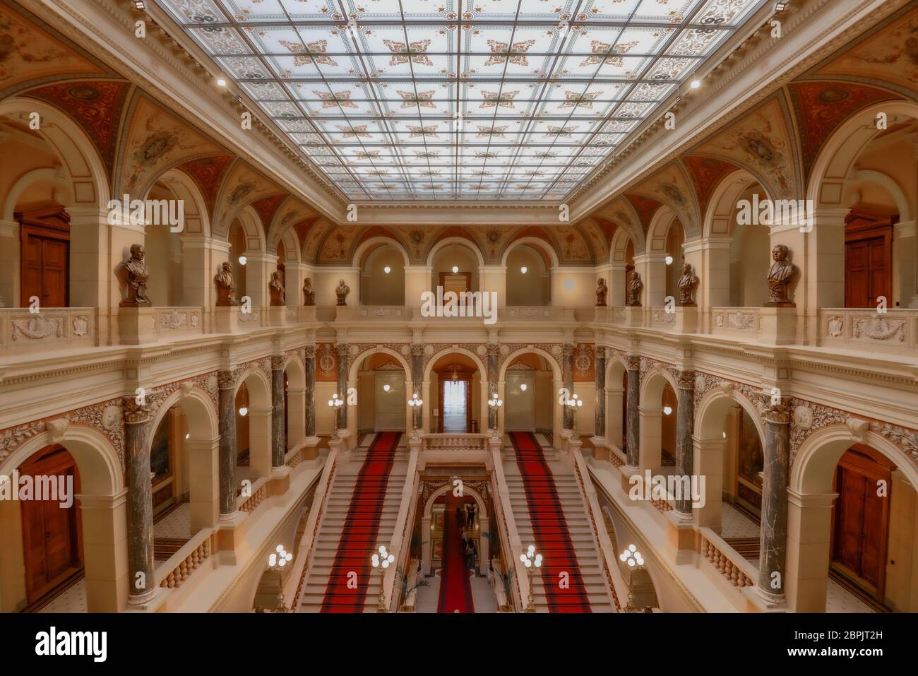 Nationalmuseum in Prag Stockfoto