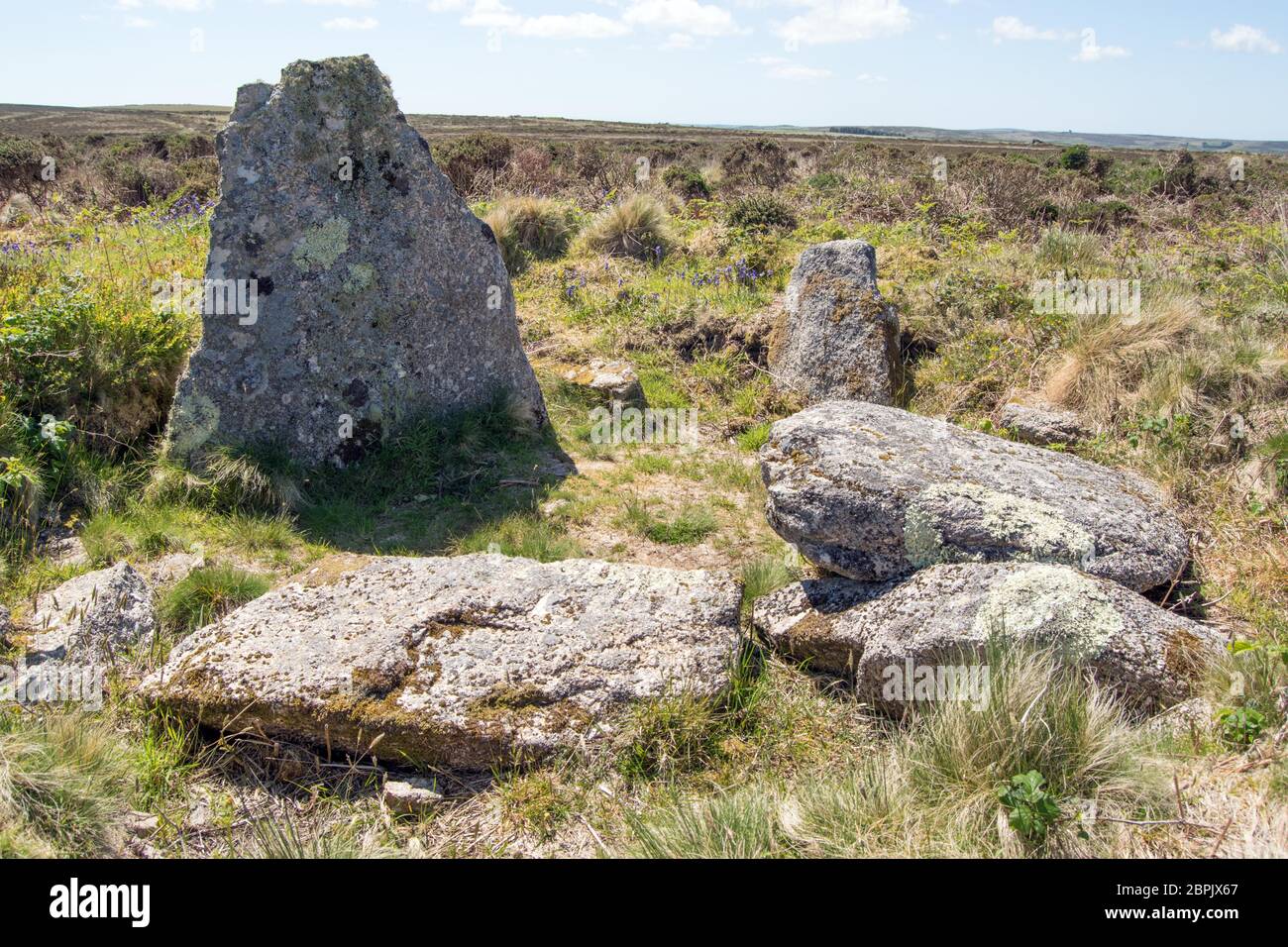 Sperris Quoit, Ancient Burial Chamber oder 'Dolmen', Cornwall UK Stockfoto