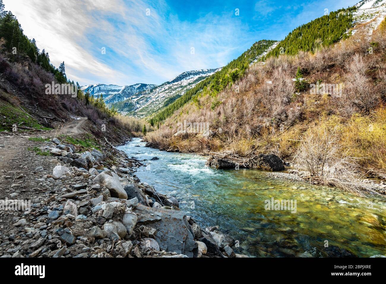 Crystal Canyon White River Nationalpark Colorado Ziel Stockfoto