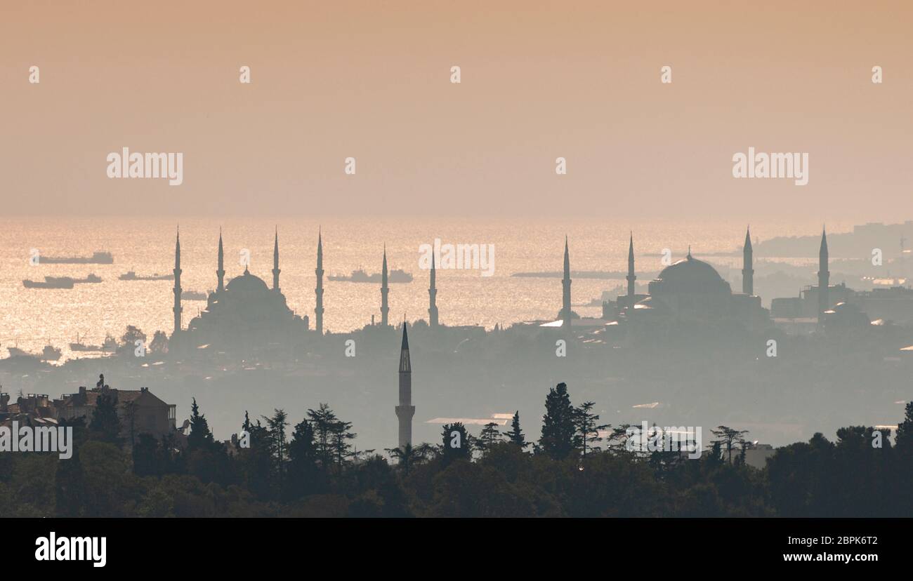 Die historische Halbinsel von Istanbul, Türkei Stockfoto