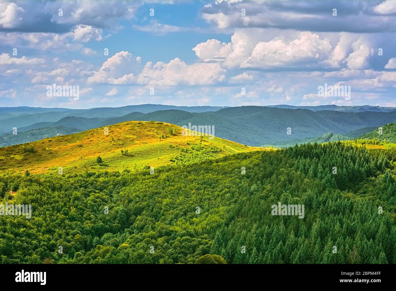Karpaten Gebirge in Rumänien Stockfoto