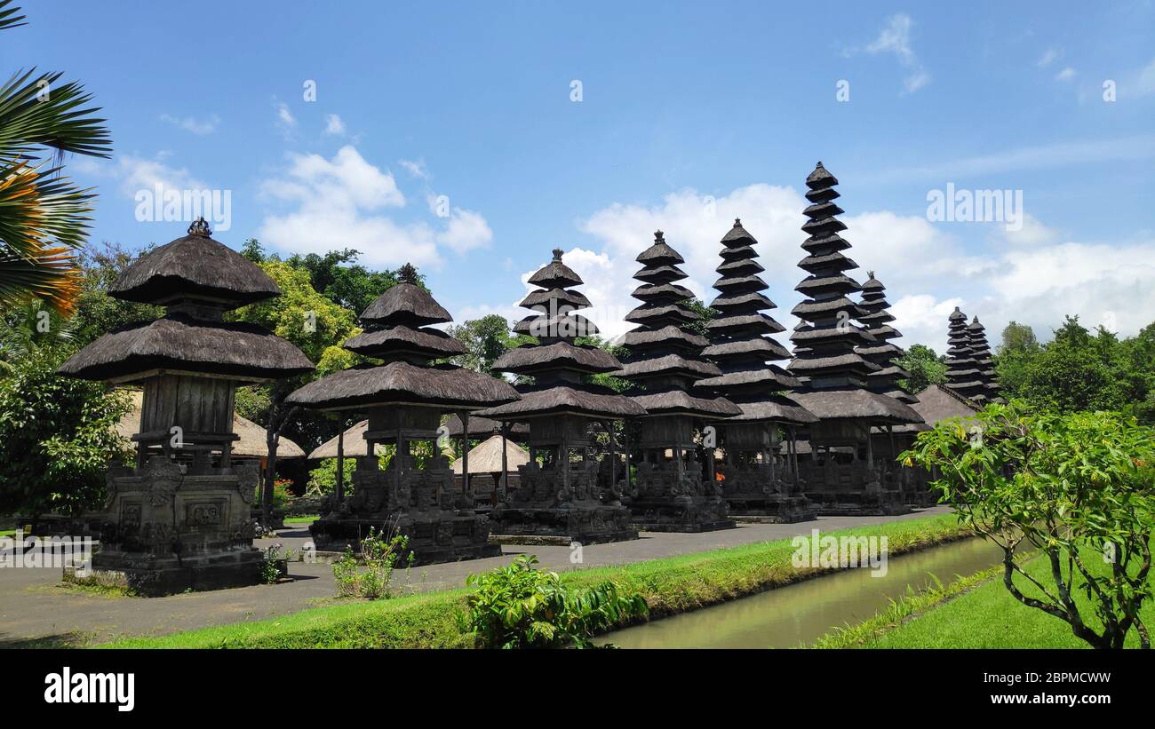 Taman Ayun Tempel, ein königlicher Tempel von Mengwi Empire in Bali, Indonesien Stockfoto