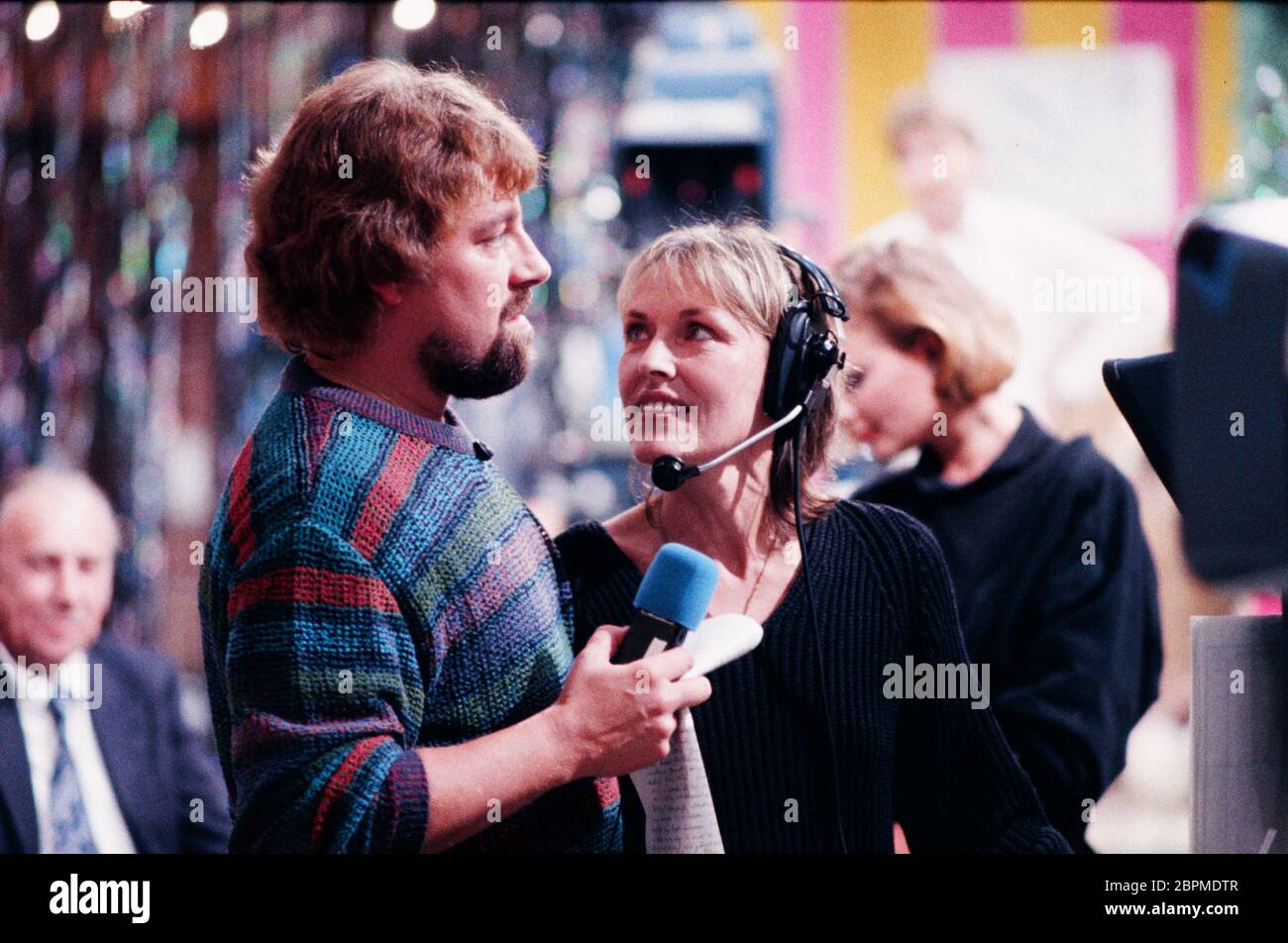 Fernsehsendung - so isses - der deutsche Moderator Jürgen von der Lippe moderiert die Fernsehsendung so isses. Stockfoto