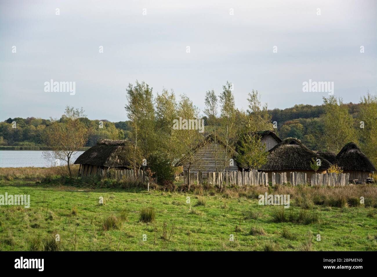 Hedeby war eine wichtige dänische Wikinger trading Siedlung in der Nähe des südlichen Ende des jütischen Halbinsel, jetzt in der schleswig-flensburg Bezirk o Stockfoto