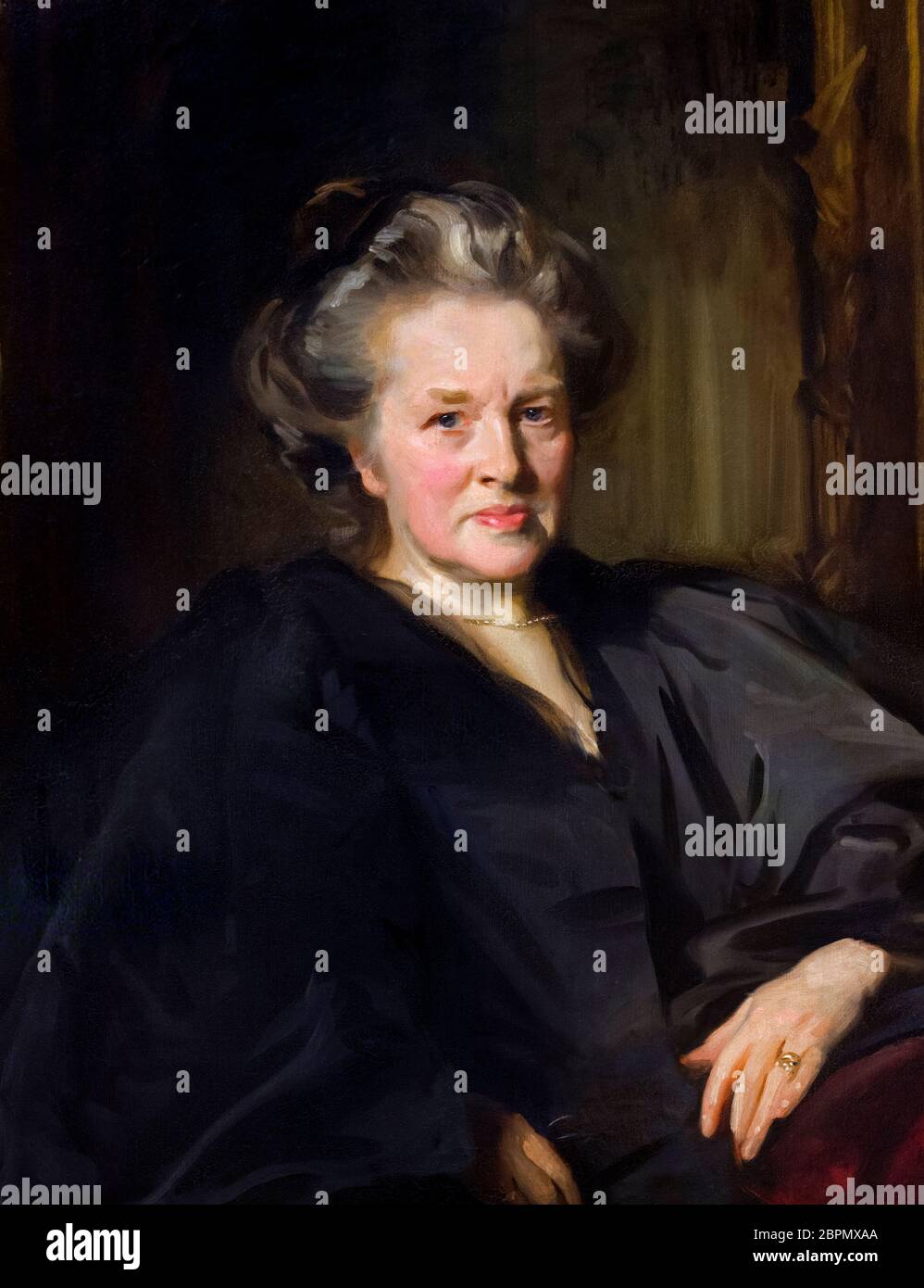 Elizabeth Garrett Anderson (1836-1917), Porträt von John Singer Sargent, Öl auf Leinwand, 1900 Stockfoto