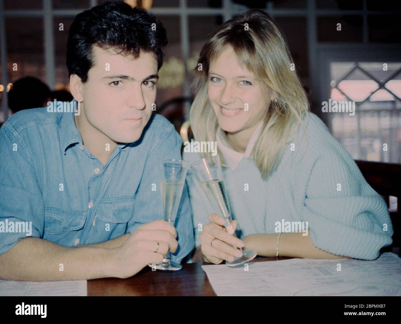 Nino de Angelo - der deutsche Schlagersänger Nino de Angelo und Judith. Stockfoto