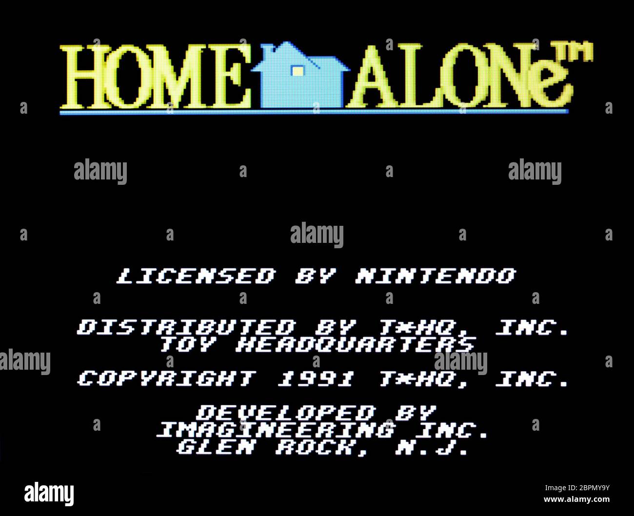 Home Alone - SNES Super Nintendo - nur redaktionelle Verwendung Stockfoto