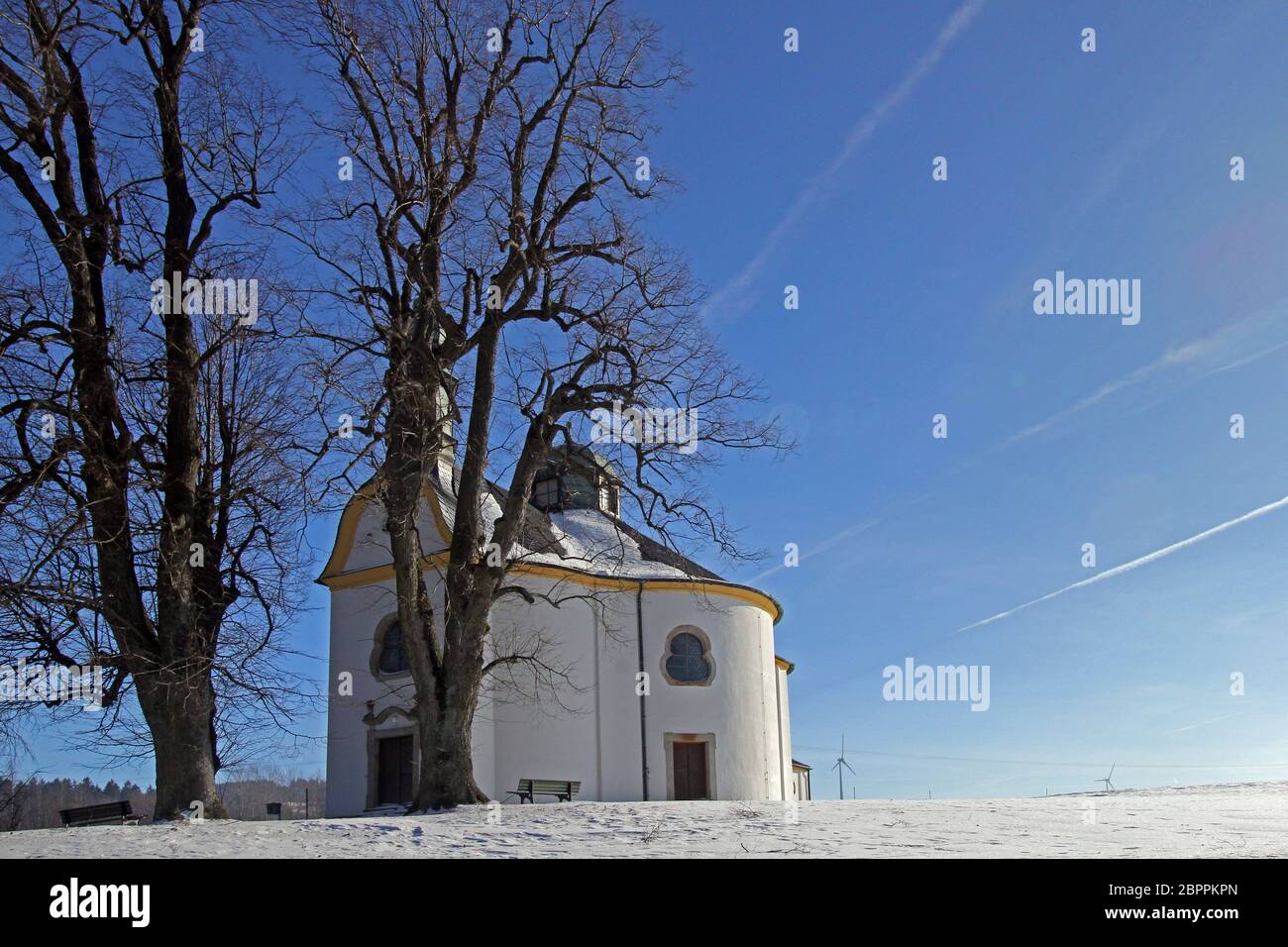 Kirche in der Ortschaft Marchaney im Landkreis Tirschenreuth Stockfoto