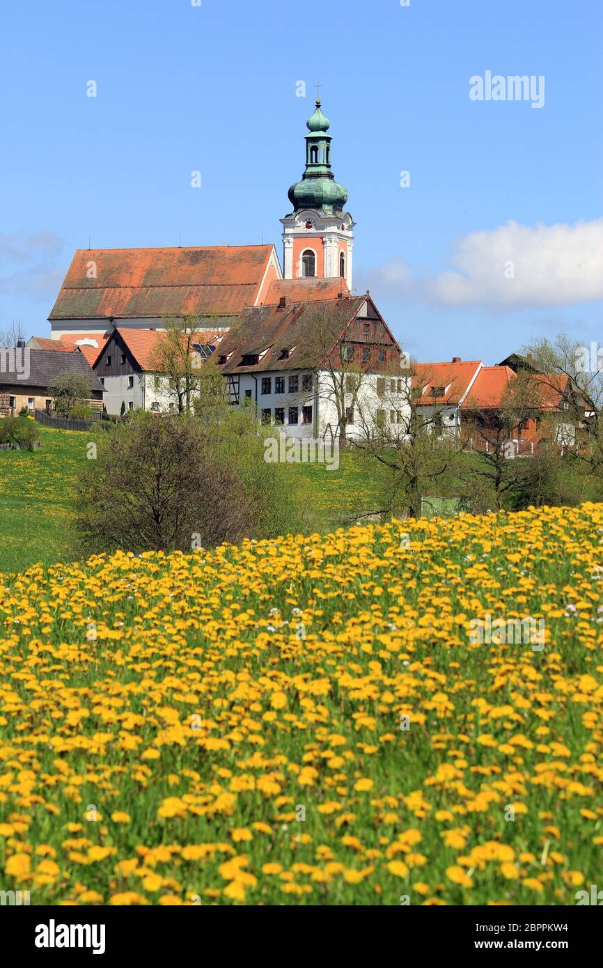 Neualbenreuth in Nordostbayern Stockfoto