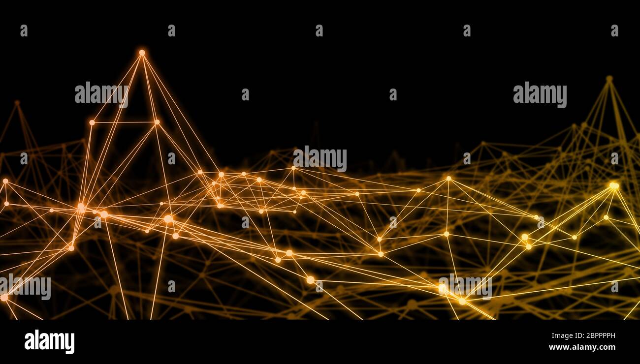 Binary Technologie Stream mit 1 s und 0 s Kunst Stockfoto