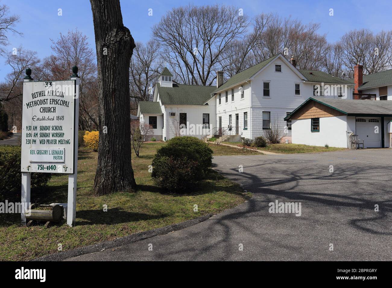 Kirche Setauket Long Island New York Stockfoto