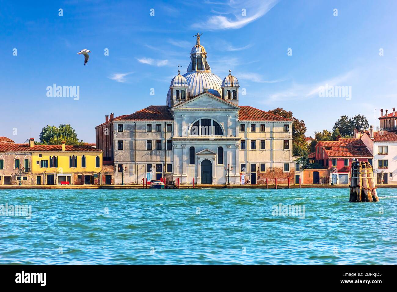 Le Zitelle Kirche in Guidecca in Venedig, Italien. Stockfoto