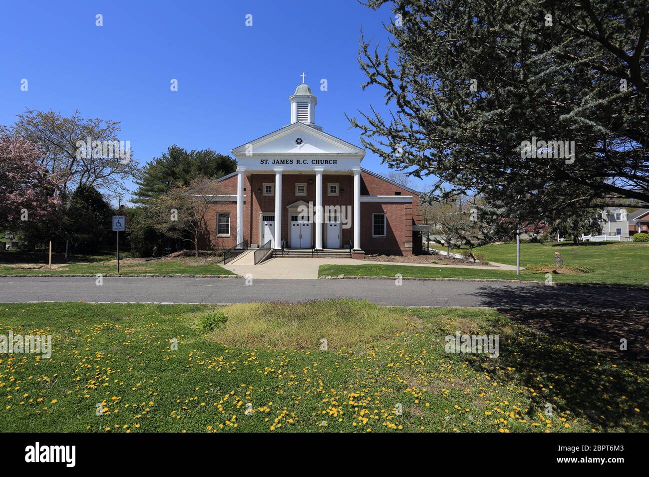 St. James römisch-katholische Kirche Setauket Long Island New York Stockfoto