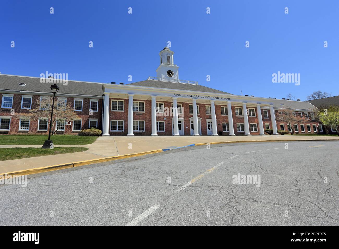 Paul J. Gelinas Junior High School Setauket Long Island New York Stockfoto