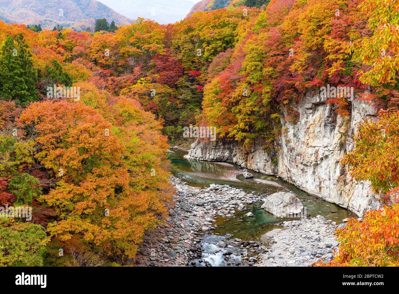 Kinugawa in Japan Stockfoto