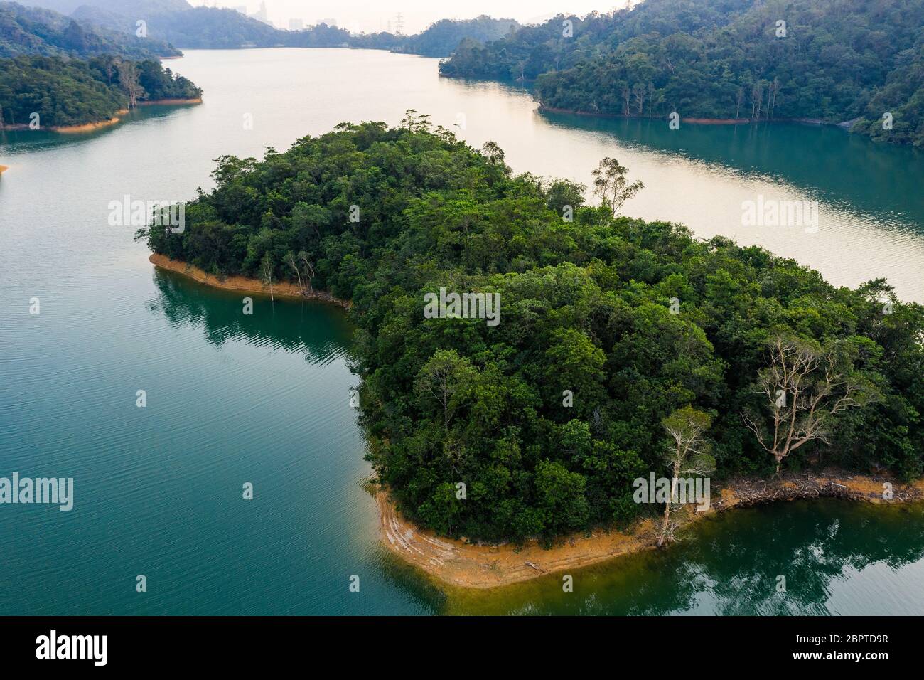 Behälter von oben Stockfoto