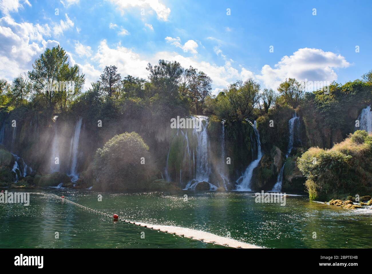 Wasserfall Kravica in Bosnien und Herzegowina Stockfoto