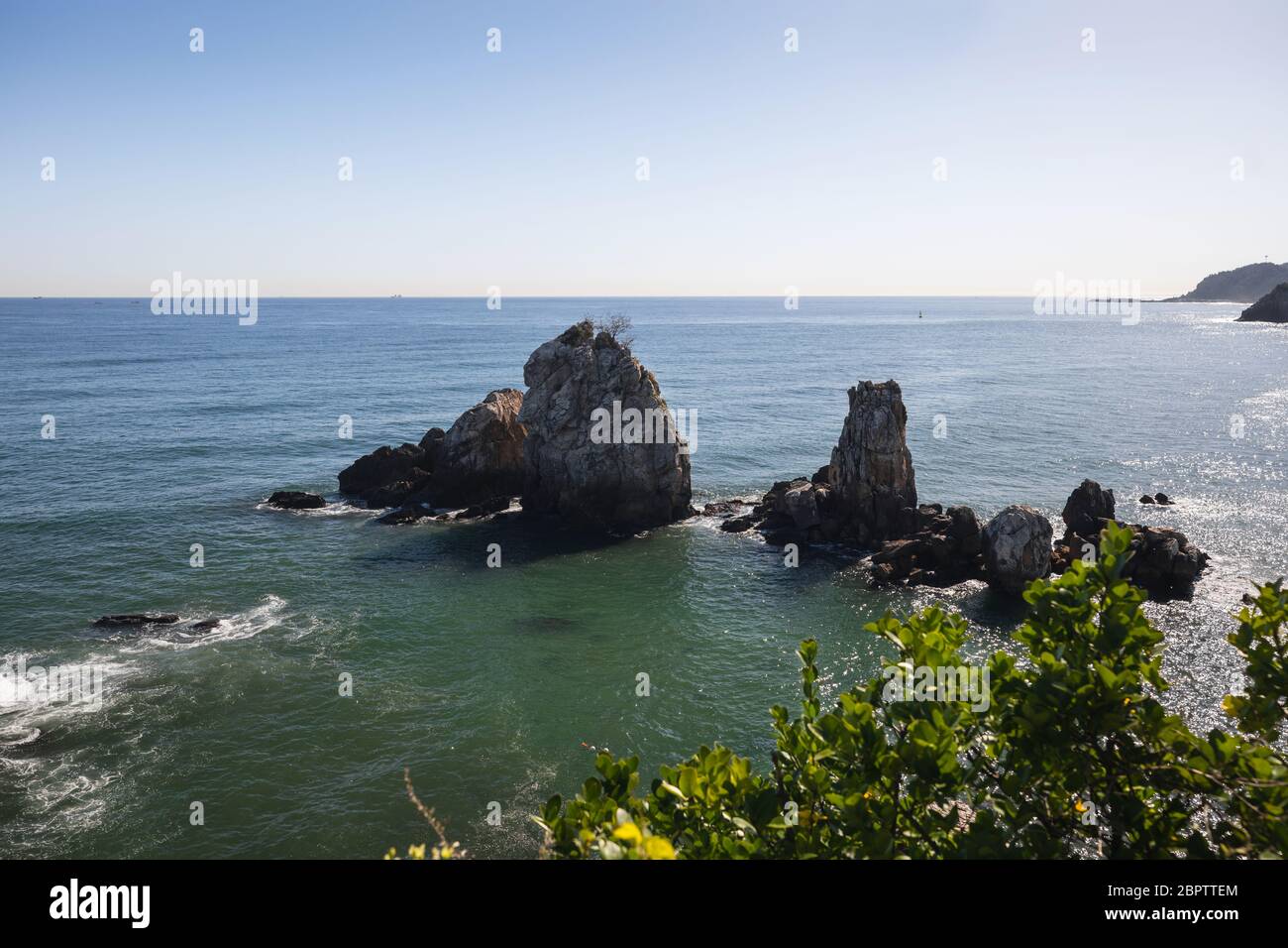 Schöne Natur Meereslandschaft. East Sea Gangwon-do, Korea Stockfoto