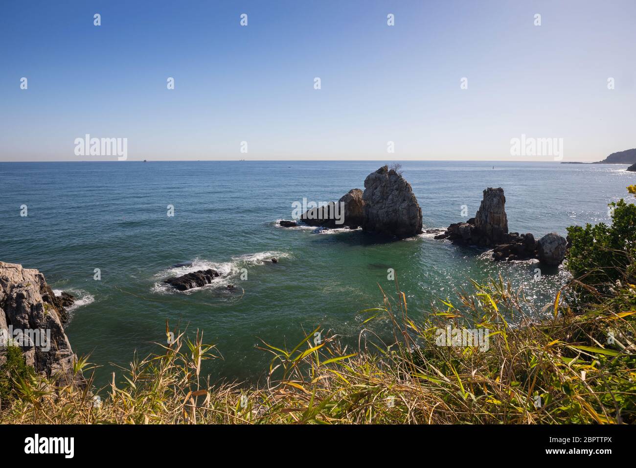 Schöne Natur Meereslandschaft. East Sea Gangwon-do, Korea Stockfoto