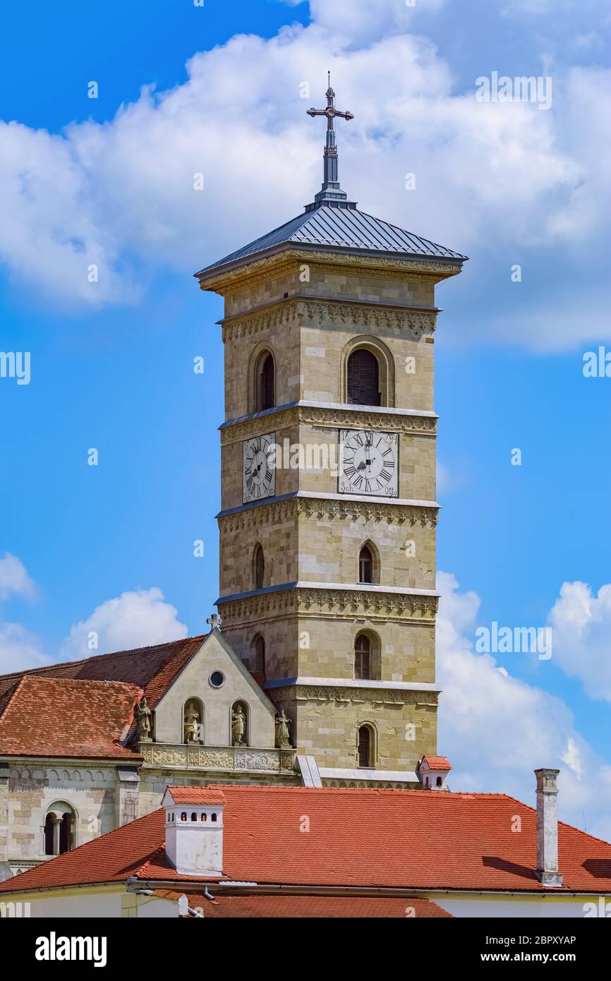 St. Michael Kathedrale in Alba Iulia, Rumänien Stockfoto