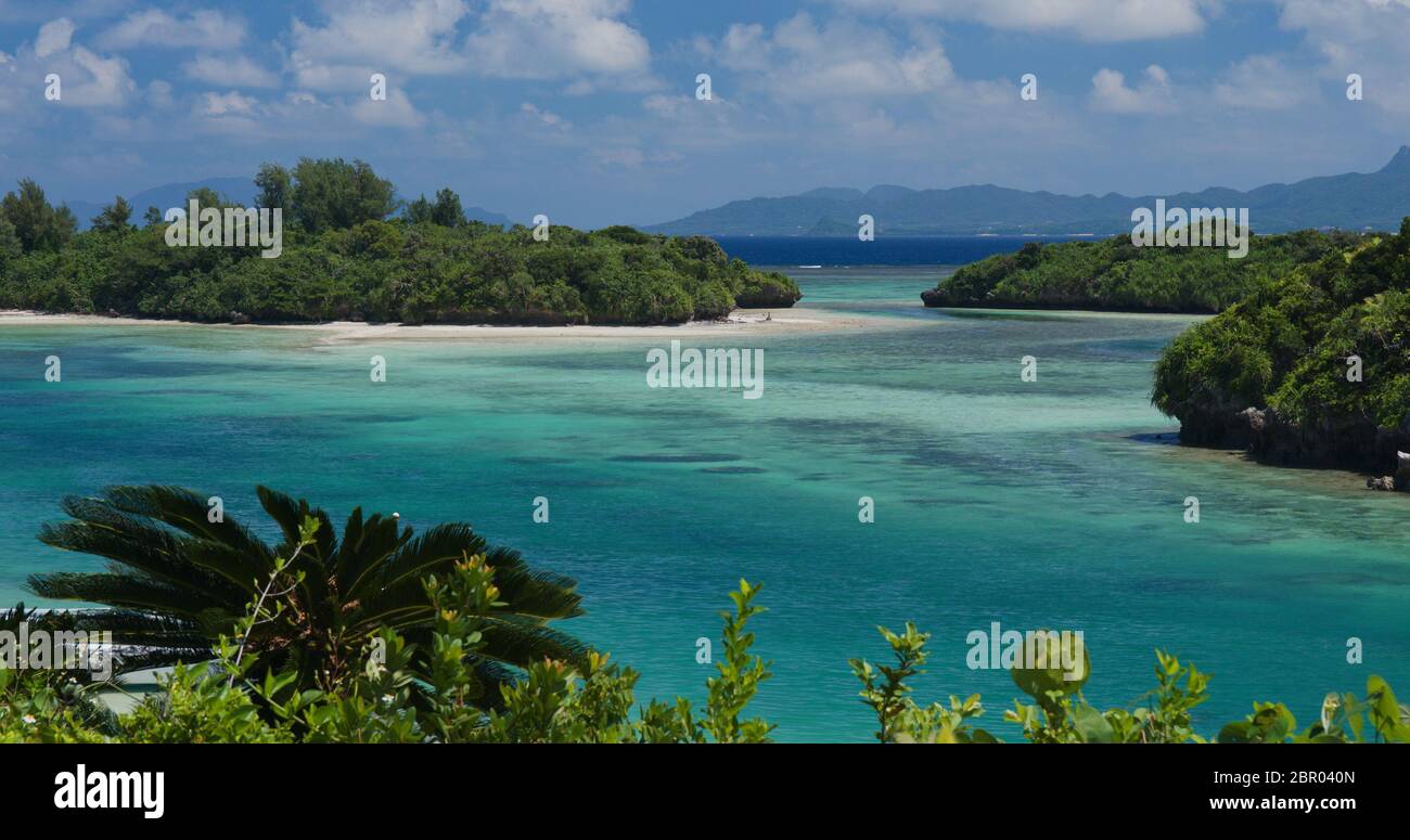 Kabira Bay auf ishigaki Island Stockfoto