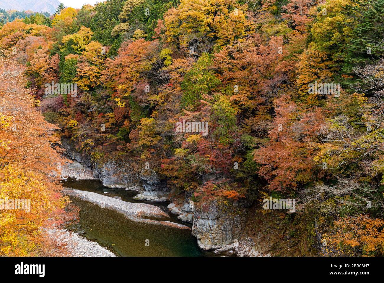 Kinugawa in Japan Stockfoto