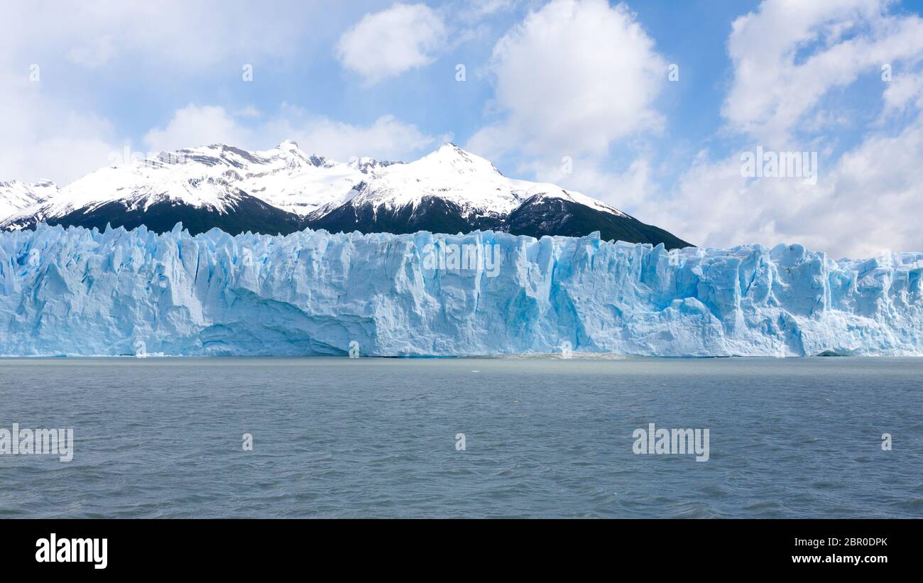 Der Gletscher Perito Moreno, Patagonien, Argentinien. Patagonische Landschaft Stockfoto