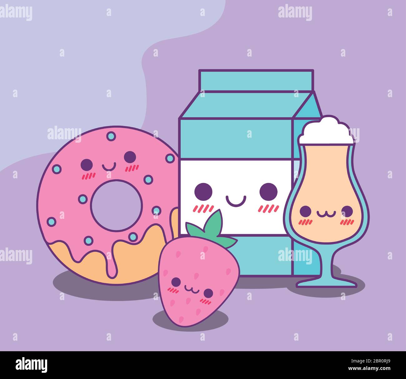 donut-milchbox-erdbeere-und-kaffeetasse-design-kawaii-essen-niedlichen
