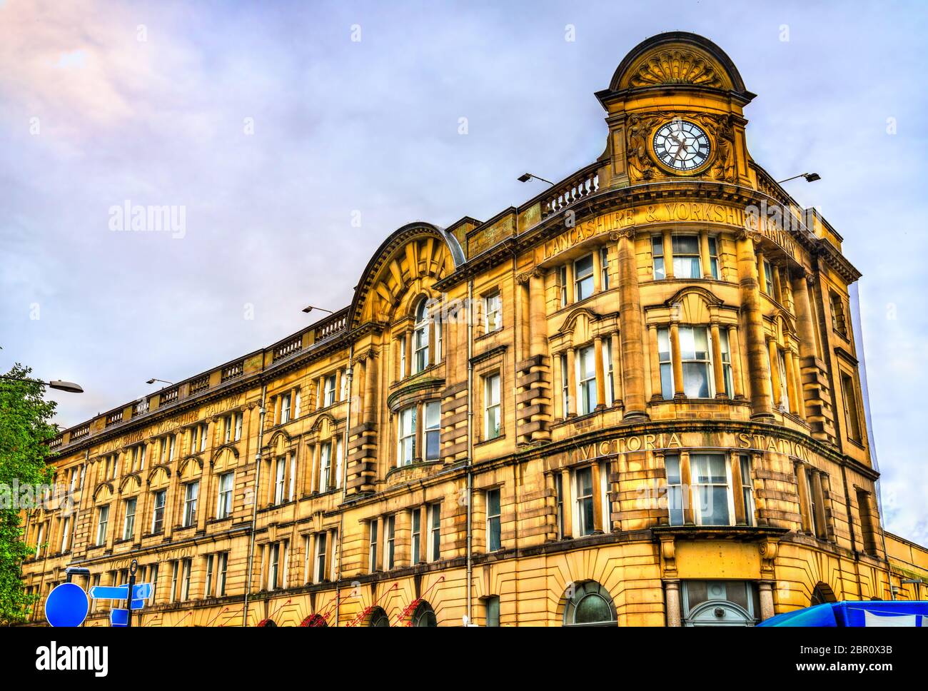 Victoria Station, ein historisches Gebäude in Manchester, England Stockfoto