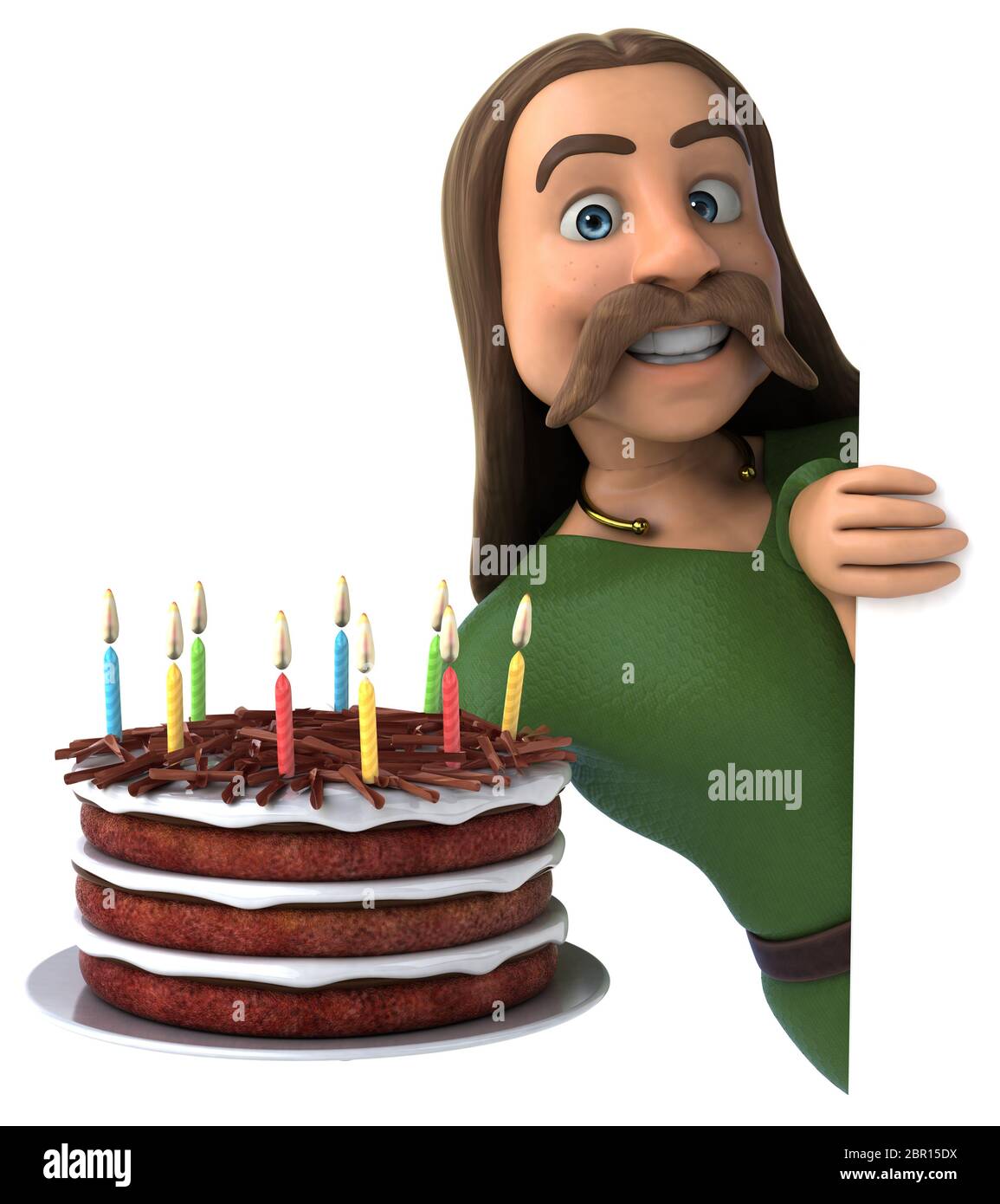 Spaß Gaul - 3D-Darstellung Stockfoto