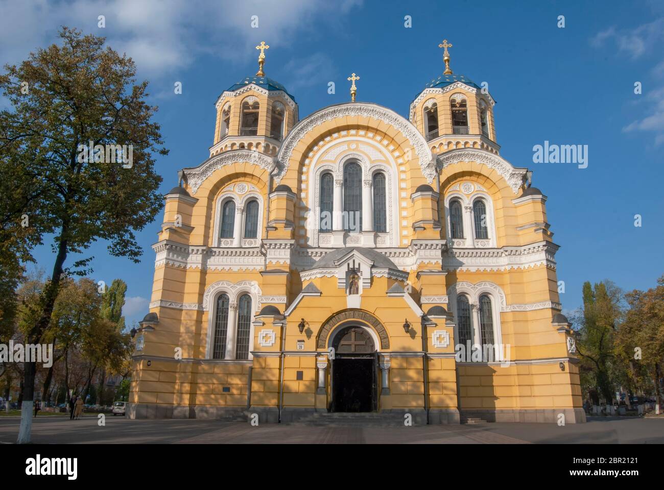 Sankt Wolodymyr-Kathedrale in Kiew, Ukraine Stockfoto